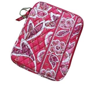 Vera Bradley Rosy Posies paisley tablet case sleeve organizer